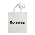 Witte canvas shopper voor vrouwen, casual schoudertas met trendy letteropdruk voor dagelijks. - Stijl 20 / 35*40