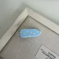 Bonito pasador de pelo de acetato con estrellas para mujer, accesorio azul para peinados diarios. - Pinza Sin Marca Linda - Azul Estrella