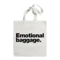 Casual witte canvas shopper tote tas voor dames met stijlvolle letterprint voor dagelijks. - Stijl 11 / 35*40