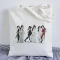 Tian Guan Ci Fu Anime Druck Leinwand Tragetasche, lässige Harajuku Schulter Einkaufstasche. - 35*40cm / Weiß Stil 19