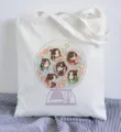 Süsses Anime bedruckte Canvas Tragetasche Harajuku Einzel Schulter Einkaufstasche - 35*40cm / Weiß Stil 13