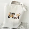 Yuri on Ice Anime Canvas Tragetasche süße Cartoon Schulter Shopping Tasche für Schüler. - Stil 19 / 35*40cm