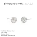 orecchini a lobo rotondi in acciaio inossidabile, gioiello minimalista color argento donna. - Placcato Argento Bianco