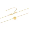 Gold Stainless Steel Star Pendant Necklace Adjustable Choker Jewelry for Women - Zircon Star Gold
