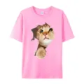 S / Top (N12 Cat Print) / Pink