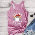 Dames modal ronde hals mouwloze tanktop met alpaca print casual zomer basic shirt - S / Tops / Roze Patroon