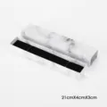Scatola regalo per gioielli con cassetto in marmo e fodera in velluto nero, confezione elegante. - 21x4x3cm / Bianco Marmo