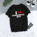 Vista detallada de una camiseta negra de manga corta con estampado divertido para uso diario. - S / Tops / Estilo Negro (91701)