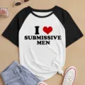 Camiseta raglán de manga corta en contraste con estampado gráfico para moda streetwear - S / Tops / Estilo Raglán Negro (22220)