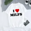 Camiseta blanca informal de manga corta con un diseño de estampado gráfico clásico. - S / Tops / Estilo Blanco (40121)