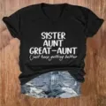 Black V-neck short sleeve T-shirt detail, featuring front letter print and casual cotton style. - S / Top (V1) / Black