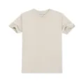 Plain beige crew neck short sleeve men t-shirt, 180g cotton blank tee for casual everyday wear. - Cornsilk (475C)