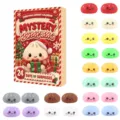 Christmas 24 Days Advent Calendar Mystery Dumpling Squishy Slow Rising Toy Gift Set - Style MH008-10