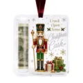 Adorno navideño de acrílico para dinero con cascanueces, decoración colgante para árbol. - GJ926-02 Cascanueces