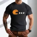 Ανδρικό κοντομάνικο τυπωμένο T-shirt Halloween casual στρογγυλή λαιμόκοψη γραφική μπλούζα - Στυλ 9091 / S