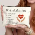 Medizinische Assistentin Kosmetiktasche Detailansicht, perfekte Aufbewahrung für Alltag. - Stil 3