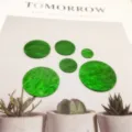 Detailansicht grüne Acryl-Rundteile mit glänzender Oberfläche und vorgebohrten Löchern. - 10mm Einzelloch / Grün