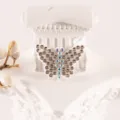 Butterfly rhinestone patch DIY craft accessory for clothing hats bags apparel decoration. - Butterfly 2