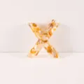 Resin Shell Letter X Pendant DIY Keychain Bag Charm Cute Fashion Jewelry Accessory - Letter X