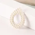 Witte parel druppel hanger charms voor DIY sieraden maken haaraccessoires en handwerk. - Stijl 6