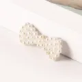 Franse stijl parel strik DIY haarspeld accessoire, elegante handgemaakte parel decoratie. - Stijl 7