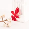 Red dopamine abstract flower leaf pendant DIY charm for clogs and jewelry accessories - Red Leaf