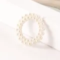 Parel haarring DIY accessoire, elegante Franse stijl kunstparel ronde haarband handwerk. - Stijl 11