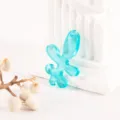 Turquoise acrylic tulip leaf pendant DIY clog charm trendy accessories for decoration - Blue Leaf
