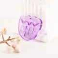 Purple acrylic tulip flower pendant charm for DIY clogs shoes and fashion jewelry accessories. - Purple Tulip