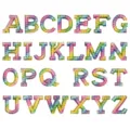 Colorful gradient 26 letters rhinestone pearl patches DIY accessories variant pack - A-Z Set of 26 Letters