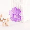 Purple Acrylic Flower Shoe Charm DIY Accessory Cute Floral Pendant for Clogs Decoration - Purple Flower