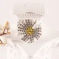 Rhinestone daisy flower patch DIY craft accessory for clothing hat bag decoration - Sunflower