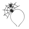 Halloween spider web headband black felt hair hoop for festival party costume accessory - Spiderweb Spider Headband
