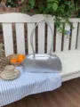 Silver metallic shoulder bag women trendy underarm bag indie design chic daily fashion purse - Silver