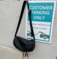 Black soft leather wide strap crossbody bag for women, trendy casual shoulder bag summer new - Black