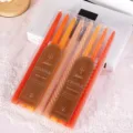 Set di candele coniche sfumate, candele a spirale colorate da 30cm per decorazione tavola romantica. - Stile Conico (锥杆2.2*30) / Confezione da 4 / Arancione Sfumato