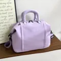 Large capacity light purple travel duffel bag waterproof lightweight gym bag for women - Purple
