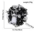 Halloween wedding skeleton wreath spooky bride groom door hanging party decoration prop 40cm - Skeleton Bride and Groom Wreath