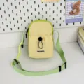 Multifunktionale wasserdichte Umhängetasche für Wasserflaschen, gelbe Kordelzugtasche. - Grün