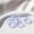 Light purple glass beads flat round hollow DIY jewelry making accessories variant - 2 Pieces Pack / Light Purple