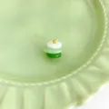 Chinese style retro imitation jade button, green white stacked design variant for clothing. - Xiangsi Style 02 / Green and White