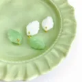 Chinese Cheongsam Buttons Vintage Imitation Jade Leaf DIY Craft Accessories Green White - Nine-Tailed Fox Button / Multicolor