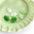 Ginkgo leaf synthetic jade glass buttons for Chinese Hanfu cheongsam DIY sewing accessories. - Ginkgo Leaf Button / Multicolor
