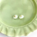 White jade-like Qipao buttons vintage Chinese style clothing DIY decorative accessories set - Xiangsi Button 12mm / Jade White