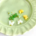 Colorful butterfly imitation jade buttons for DIY craft and clothing decoration parts - Butterfly Clasp / Multicolor