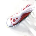 Mini Zapato De Lona Llavero Colgante De Bolso Lindo Accesorio Clave De Coche Rojo - Naranja