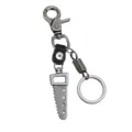 Mini saw keychain alloy antique silver metal tool pocket pendant cool backpack accessory - Spring Clasp Style