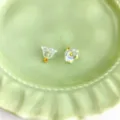 Translucent iridescent flower glass buttons for Chinese Hanfu cheongsam DIY craft accessories - Lily of the Valley Button / Color Jade