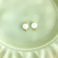 White imitation jade qipao buttons Chinese style DIY vintage decorative charm accessories - Ancient Coin Button / Jade White
