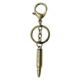 Vintage Bronze Legierung Patrone Form Schlüsselanhänger mit Karabinerverschluss für Schlüssel Tasche. - Cyan